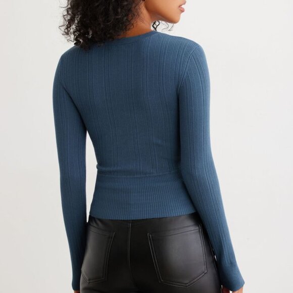 Dynamite Wrap Sweater - Picture 2 of 8